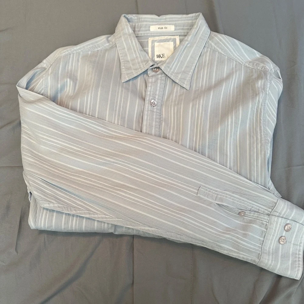 BKE Slim Fit Casual L/S Button Down - Picture 2 of 6